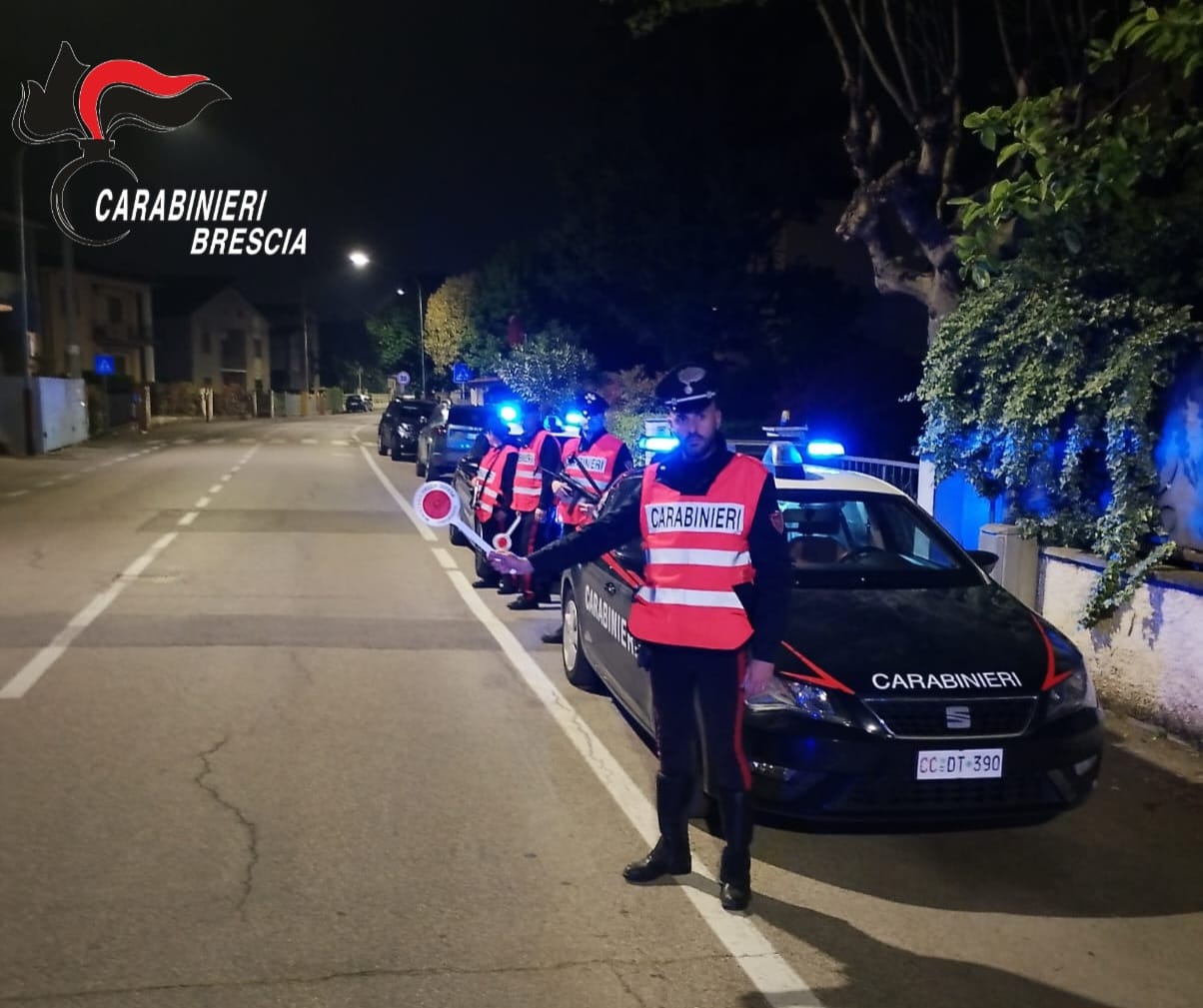 Controlli a Manerbio: oltre settanta persone identificate dai Carabinieri e dalla Polizia Locale