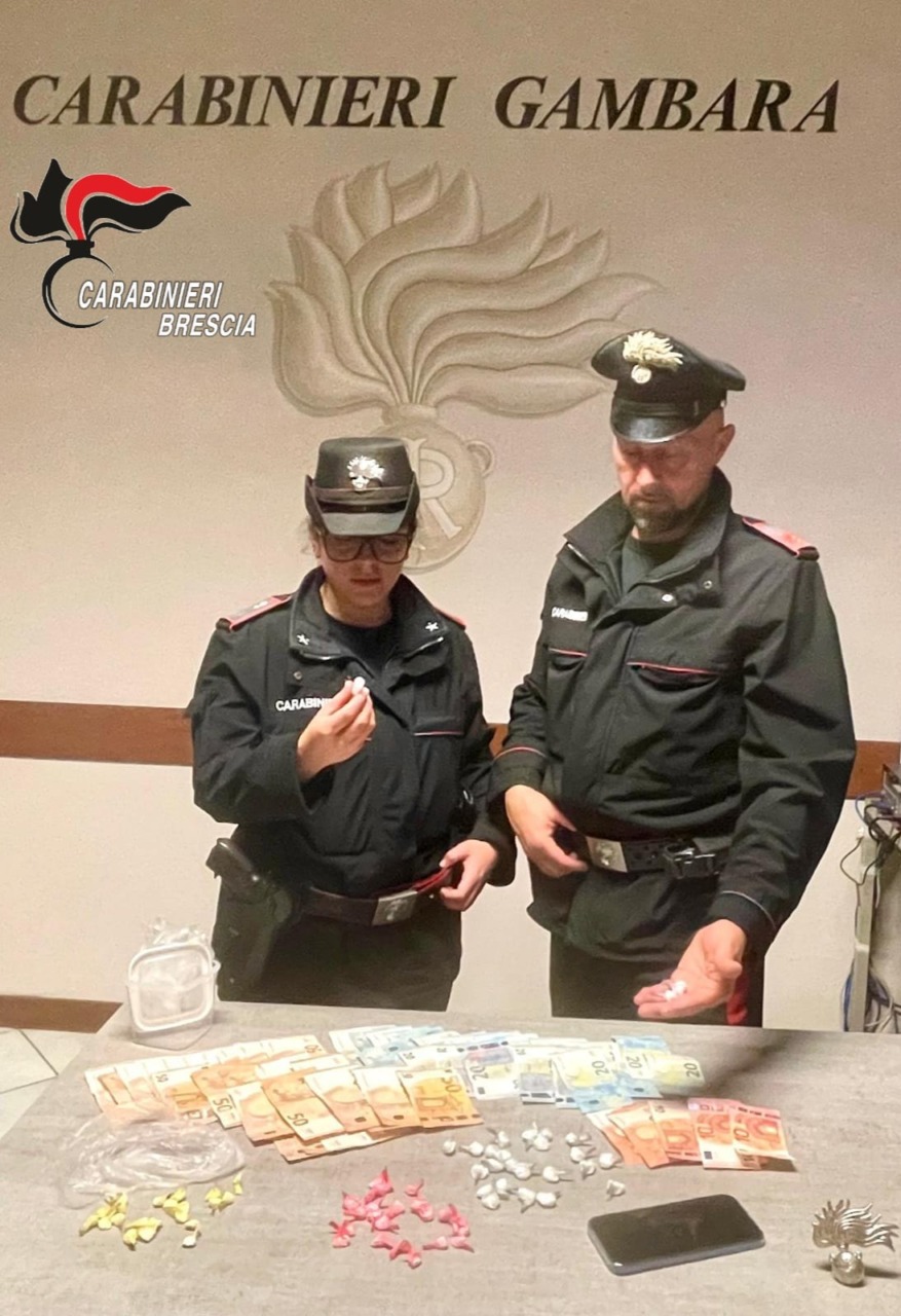 Arrestato un 26enne per spaccio di cocaina: sequestrate 68 dosi