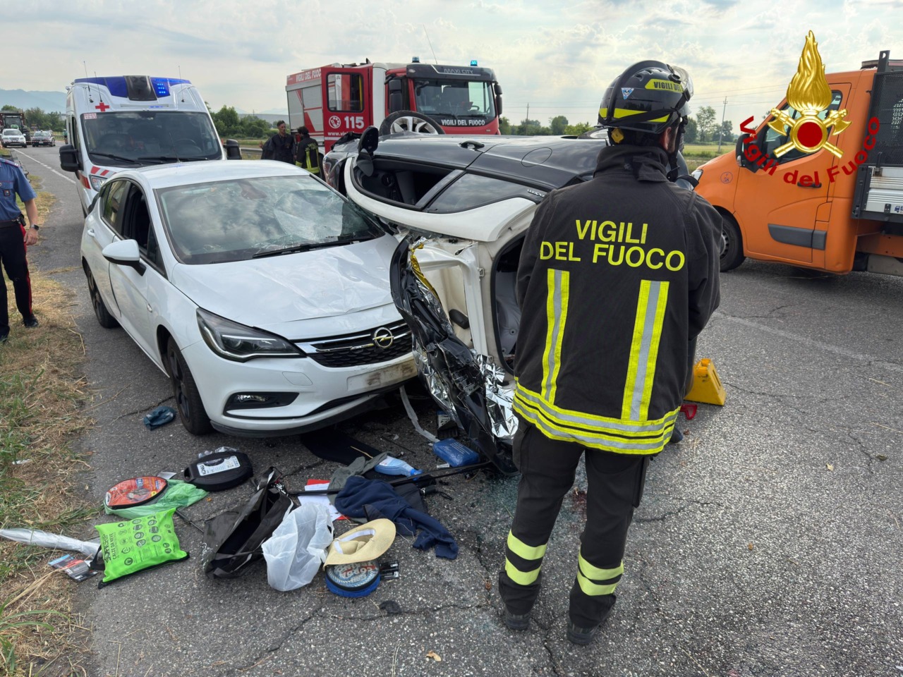 Incidente stradale a Bagnolo Mella: coinvolte cinque auto