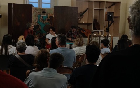 Inaugurazione della mostra-concerto “Forme sonore”: un successo a Borgo San Giacomo